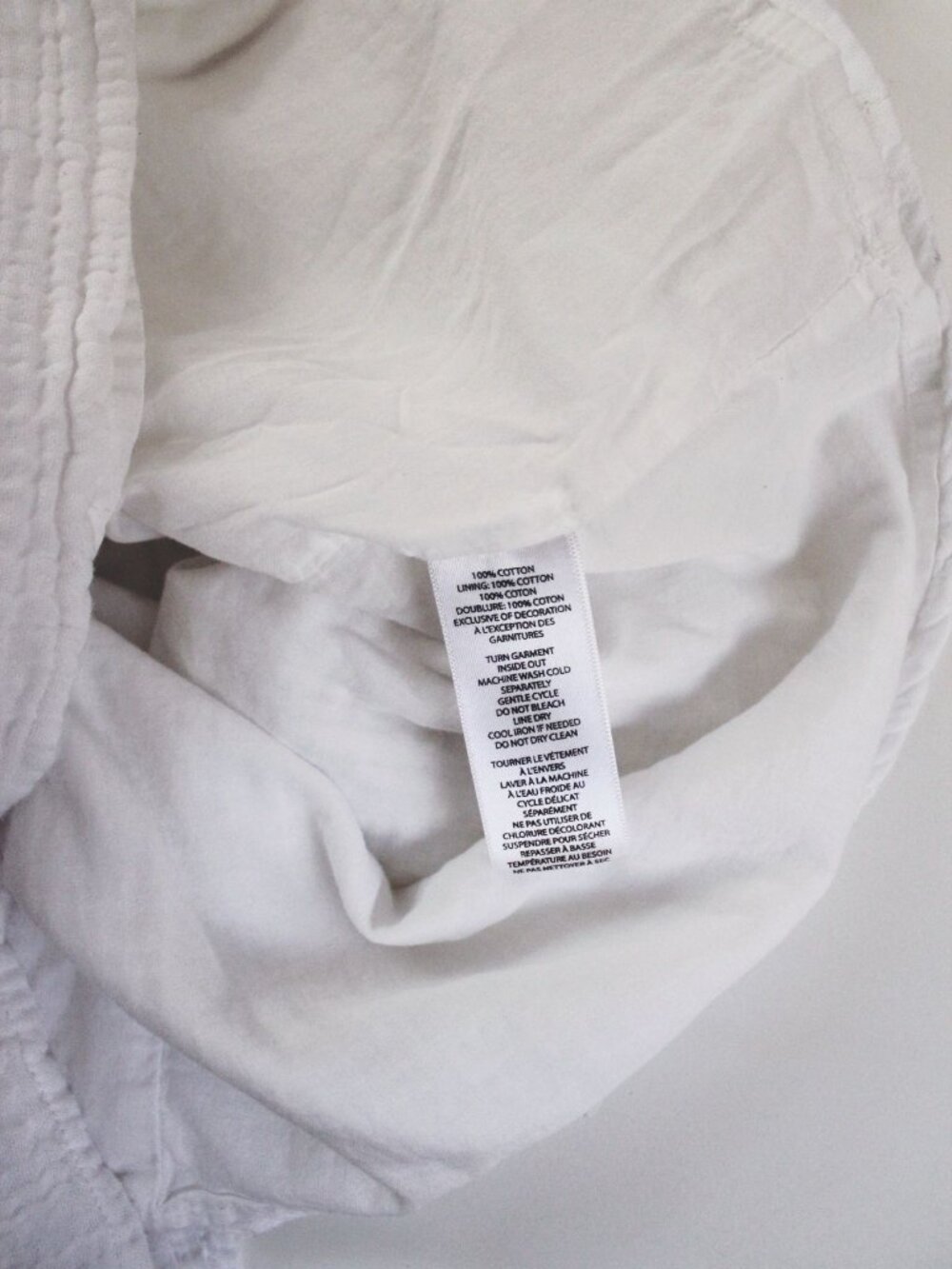 White Boho Tunic Dress Floral Embroidery 100% Cotton Beachlunchlounge S Short Sl - Picture 4 of 8